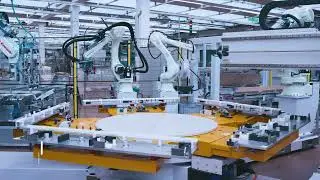 Robotic line for wiring and assembly of lighting fixtures