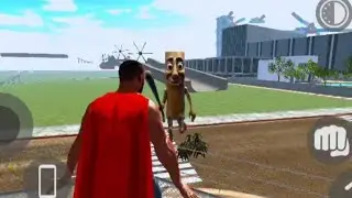 The Superman vs The Tung Tung Sahur || Indian bike driving 3d game 