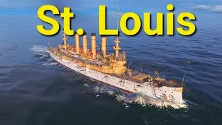 WORLD OF WARSHIPS BLITZ: St. Louis can take a real beating!!!😵😵😵