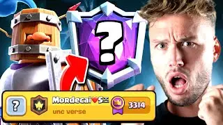 Il est TOP 8🌍 avec RECRUES en FIN DE SAISON sur Clash Royale !