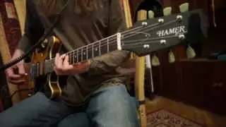 Line 6 POD HD500 Soldano SLO100 crunch preset, Hamer EchoTone guitar.