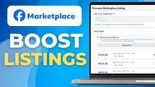 How To Boost Listings on Facebook Marketplace! (EASY GUIDE) | 2025