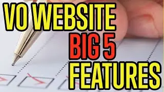 5 MUST-HAVE Features of Your Voice Over Website