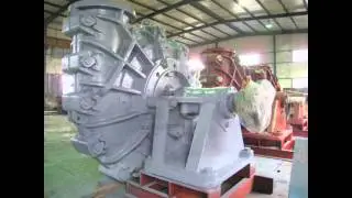 NZJA-550 heavy slurry pump can uphold a flow of 5400m3