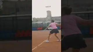 Practice your Topspin Forehand Today! #improveyourtennisgame #tennis #tennistips