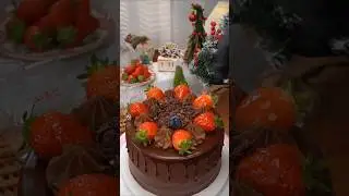 how to make dark chocolate cake  💯#chocolatecake #howtomakecakecreamathome #cakedecorating #cake