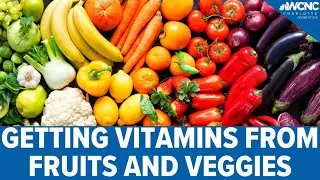 Getting vitamins from fruits and vegetables