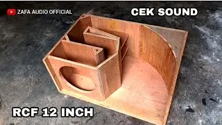 процесс изготовления 12-дюймового RCF-бокса