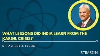 Dr  Ashley J.  Tellis on the Lessons India Learned from Kargil