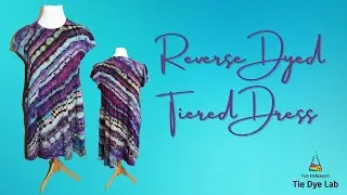 Tie-Dye Designs: Reverse Dyed Dress [Ice Dyed]