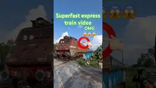 Superfast express train video OMG 😱 #train #superfasttrain #indianrailways #explore #short #video