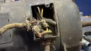Restoring a vintage Delta DP220 drill press part #4, prepping the motor