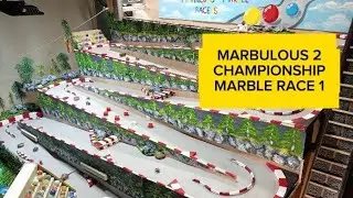 MARBLE RACE. MARBULOUS 2 CHAMPIONSHIP RACE 1. MARBLE RUN. F1. 