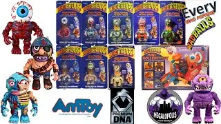 *see newer video* Every Madballs Head Popping Comparison List Premium DNA Toys & Vintage AmToy