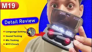 M19 Earbuds Detailed Review in Hindi  #m19 #earbuds #m19earbuds