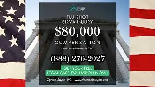 Flu shot sirva injury compensation lawyers - Case $80,000 - Zgheib Sayad, P.C. 1-888-276-2027