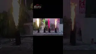 MH-6 Fire Machine stage flame#ewayfx#firemachine#stage light #events #party #wedding #DMX#show