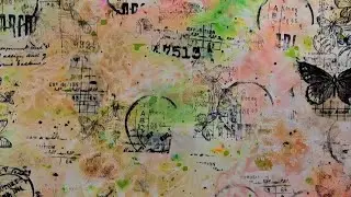MasterBoard Time. Create depth with heavy layers. #masterboard #mixedmedia #stencils #lindysgang 