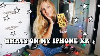 WHATS ON MY YELLOW IPHONE XR 2019 | Callie Pearl