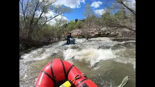 Verde River - Arizona SUP - Off the Wall Rapid