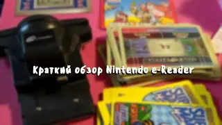 Краткий обзор Nintendo e-Reader