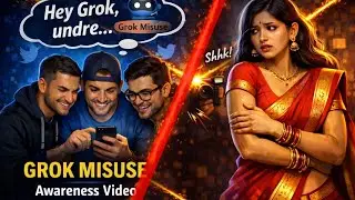 GROK AI MISUSE BY MEN 😳😳 #aimisuse #grokai #twittercontroversy #awarenessvideo 