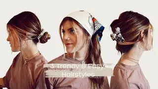 3 EASY QUARANTINE HAIRSTYLES