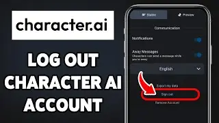 How To Log Out From Character AI Account 2025 | Securely Sign Out Of Your Character AI Profile