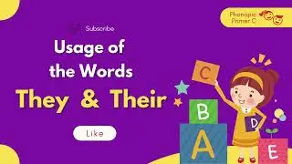 Phonic Drill  Usage of Words They Their   Phonopic Primer C