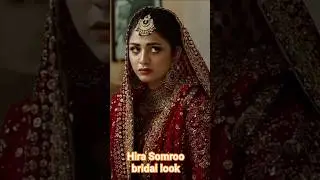 Hira Somroo bridallook#hirasomro#actress#bridallook#weddingphotography#cutelook#shortvideo#best#nice