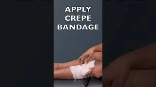how to apply crepe bandage | knee