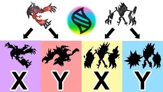 Future Pokemon Mega Evolutions:  Mega Necrozma X, Y - Mega Yveltal X, Y #15