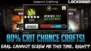TWD RTS: 80% Crit Chance Weapon Crafts & 15+ Blowtorch attempts! The Walking Dead: Road to Survival
