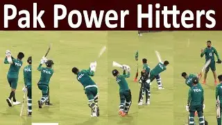 Pak players Power hitting Practice Highlights | Pak Team First training session in Lahore