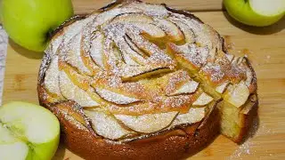 Любимая классика. Королевская шарлотка с яблоками 🍏 Танюшина кухня