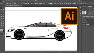 Adobe Illustrator : Realistic Vector Car illustration || Speed Art || 3