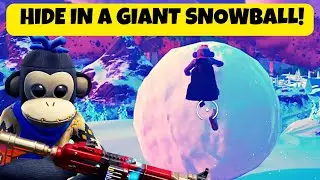 How To Hide In A Giant Snowball Fortnite Chapter 4 Winterfest Quests 2022
