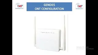 Genexis Single Band ONT Configuration.
