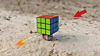 RUBIX CUBE VS SUTLI BOUMB | ek sath lagakar blast kar diya | #newexperiment #video