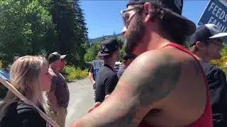 Anger over Fairy Creek protests sprouts up at pro-logging rally on Vancouver Island