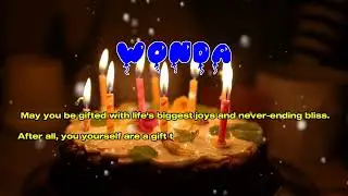 Happy Birthday WONDA   Happy Birthday Song   Birthday Wishes   Birthday Party