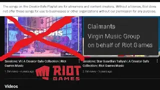 Creator Safe Music By Riot Is No Longer Safe...