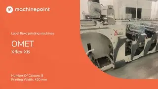 OMET Xflex X6 Label flexo printing machines | OMET Machines