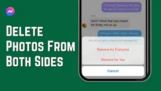 How To Delete Photos On Messenger From Both Sides (Step By Step)
