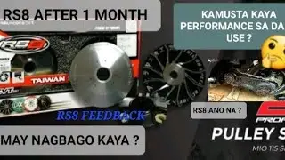 RS8 PULLEY SET FEEDBACK , OK KAYA PANG DAILY USE ? #man2xvlog #rs8