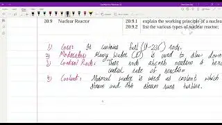 Nuclear Reactor and It's Types | SLO 20.9 | AKUEB 12 | Physics