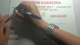 PREDIKSI CAROLINA DAY 3 NOVEMBER 2024 | BOCORAN NCD | ANGKA JITU CAROLINA DAY EVE