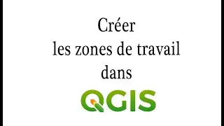 Taux variable: QGIS cr&eacute;ation des zones travail