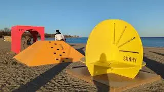 Toronto Woodbine Beach Winter Station Art Installation 2025