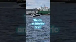 A 100% electric boat! Artemis Technologies with their eFoiler electric propulsion system.